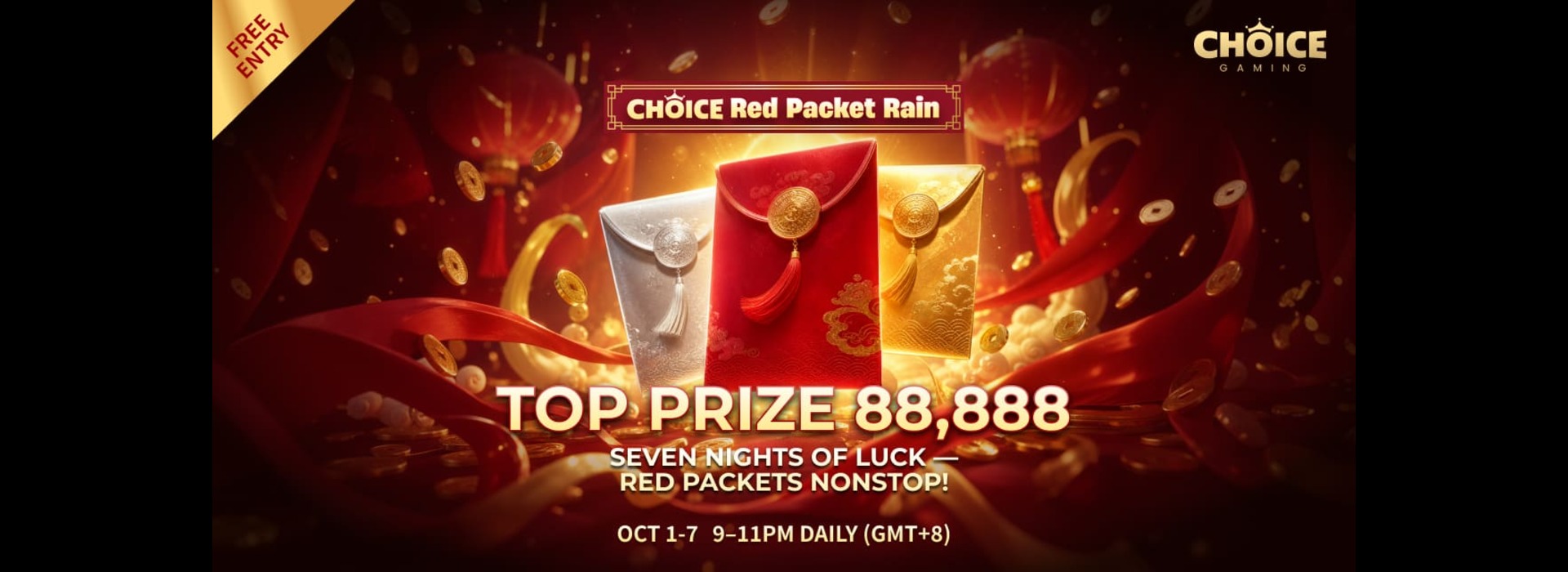 Choice Gaming Red Packet Rain Week